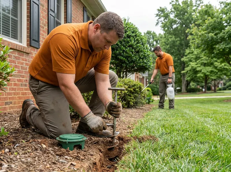 Subterranean Termite Soil Trenching & Bait Systems in Charlotte, NC